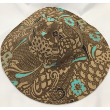 Gap Sun Hat S Beach Pool Tan Blue Peacock Brown Mujers Wide Brimmed Cotton Girls  eb-98447658
